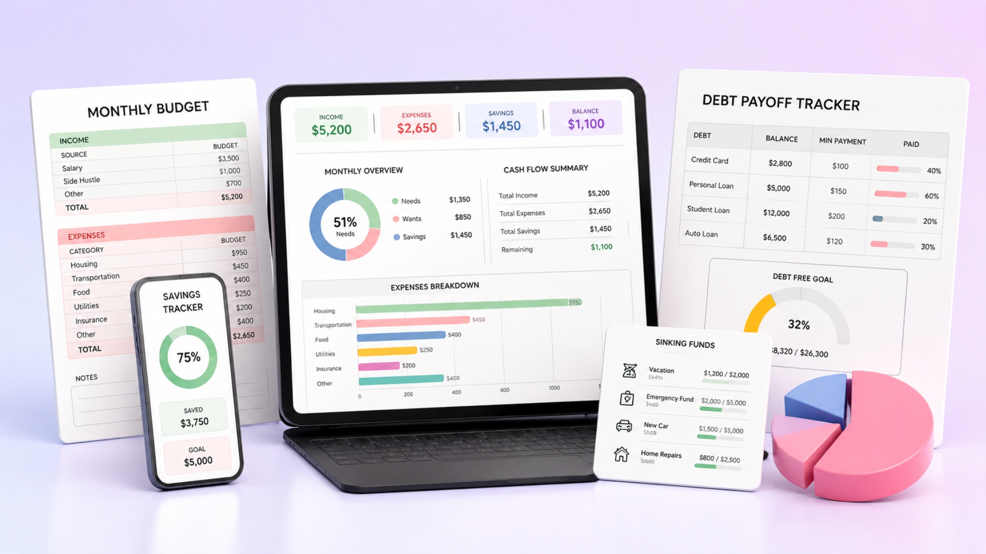 Budget and Finance Trackers