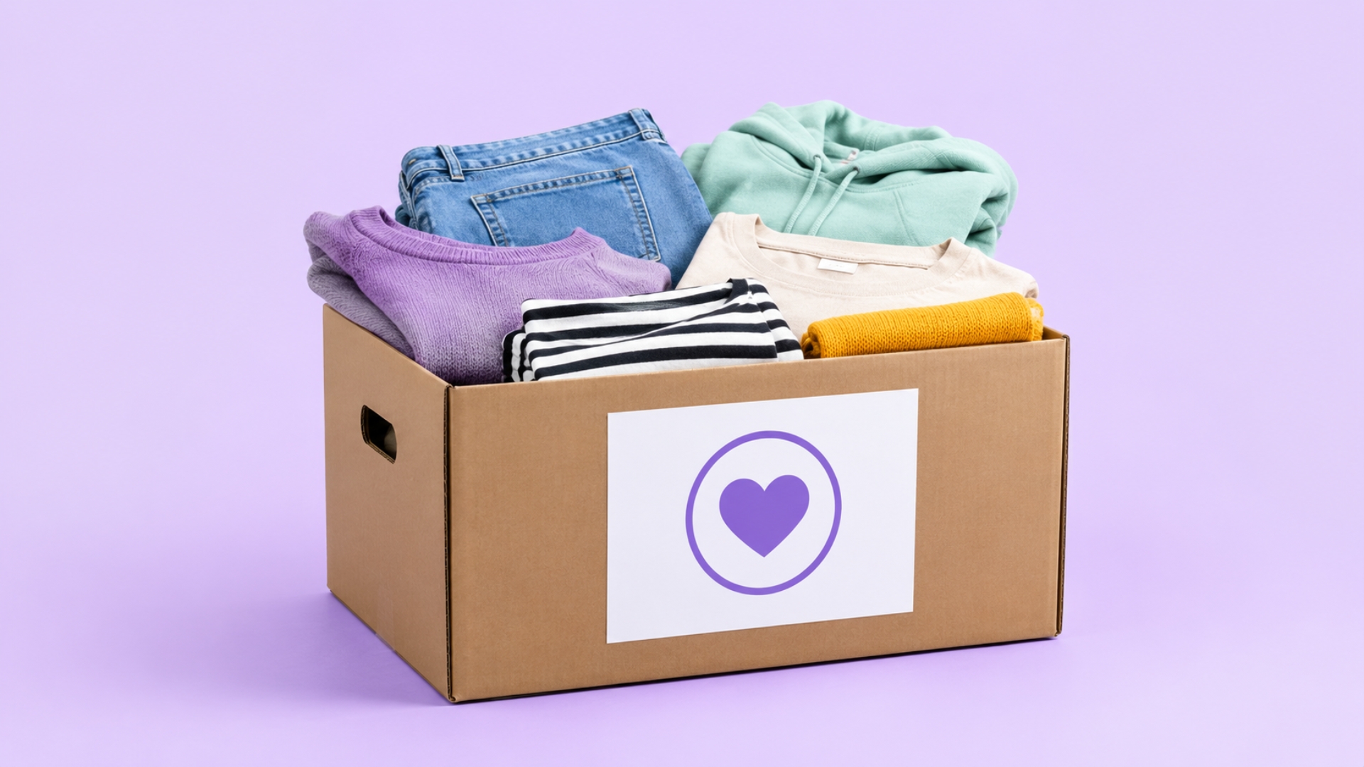 Create a Donation Box to declutter your home