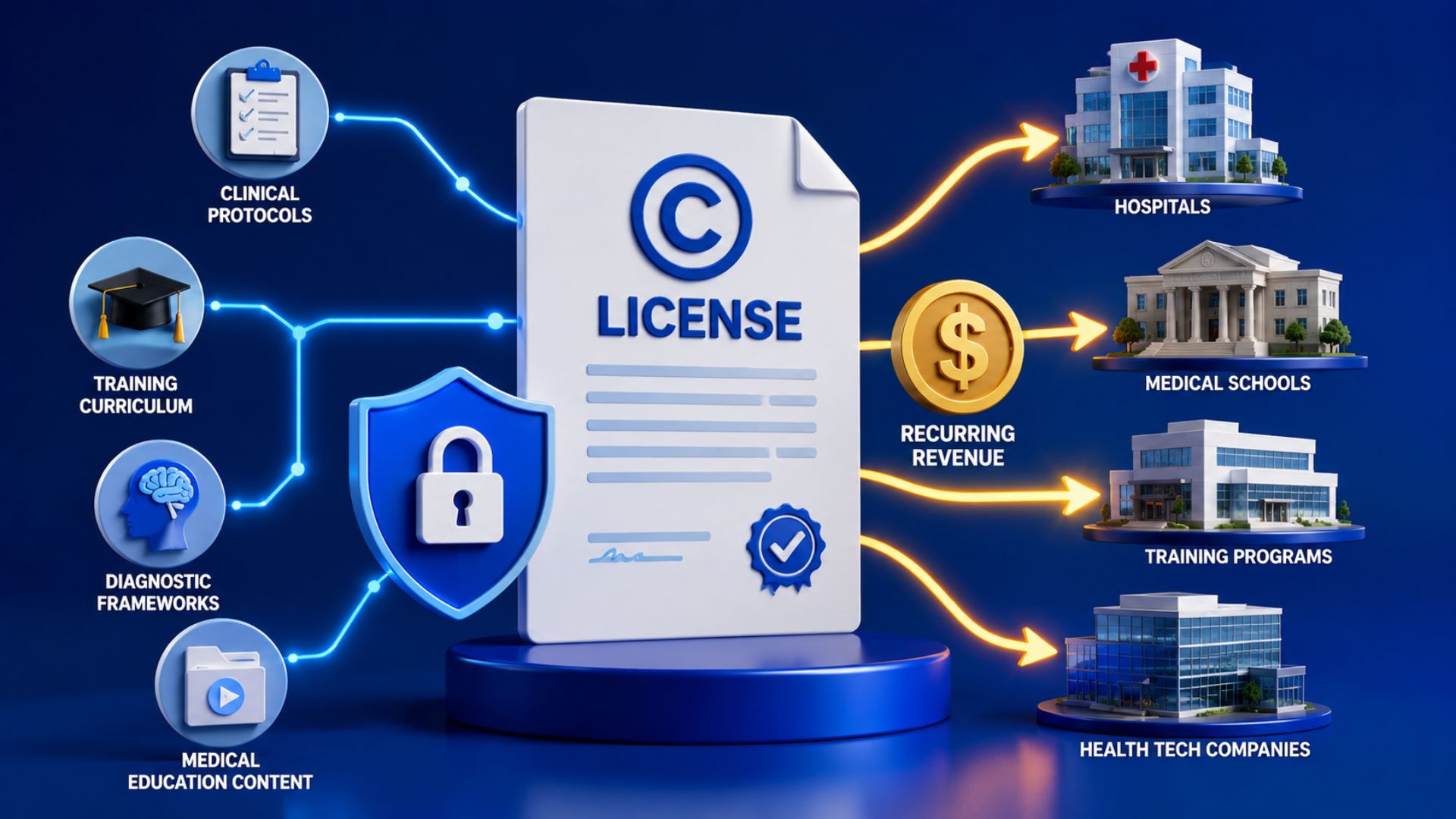 License Intellectual Property or Medical Content
