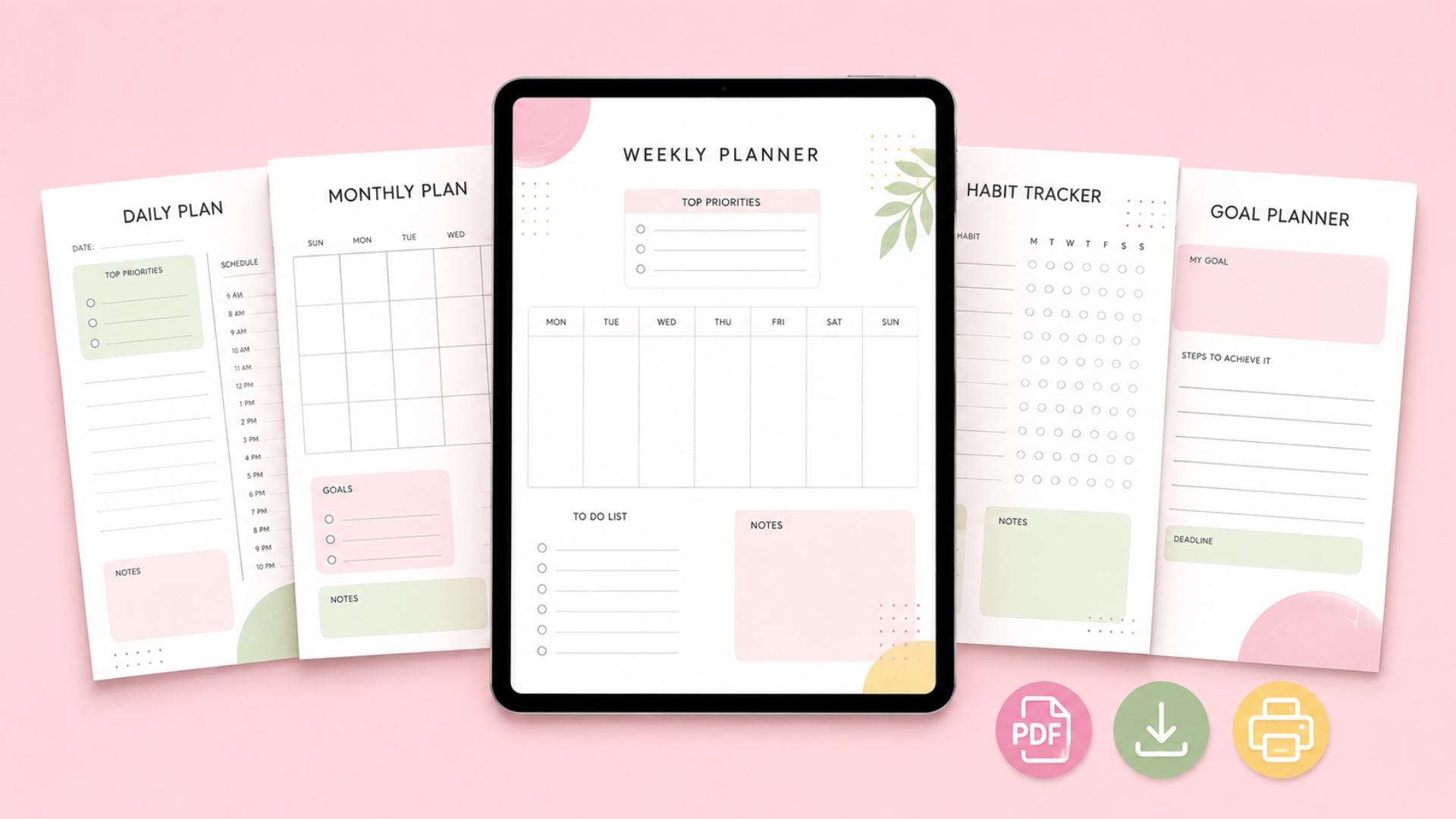 Printable Planners