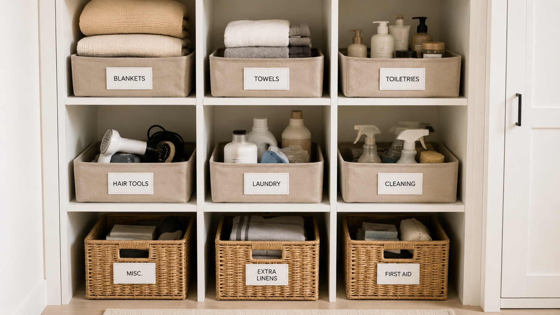Use Baskets and Bins to Group Similar Items