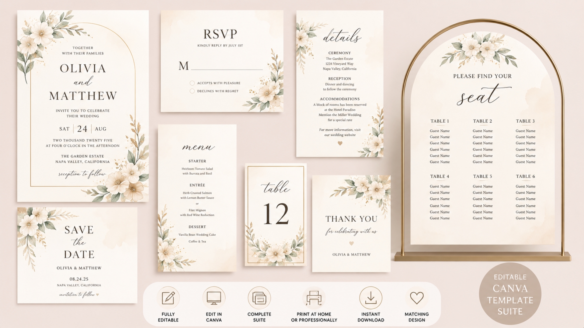 Wedding and Event Templates