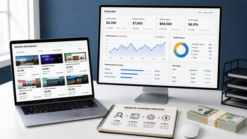 How Does Website Flipping Work for Beginners?