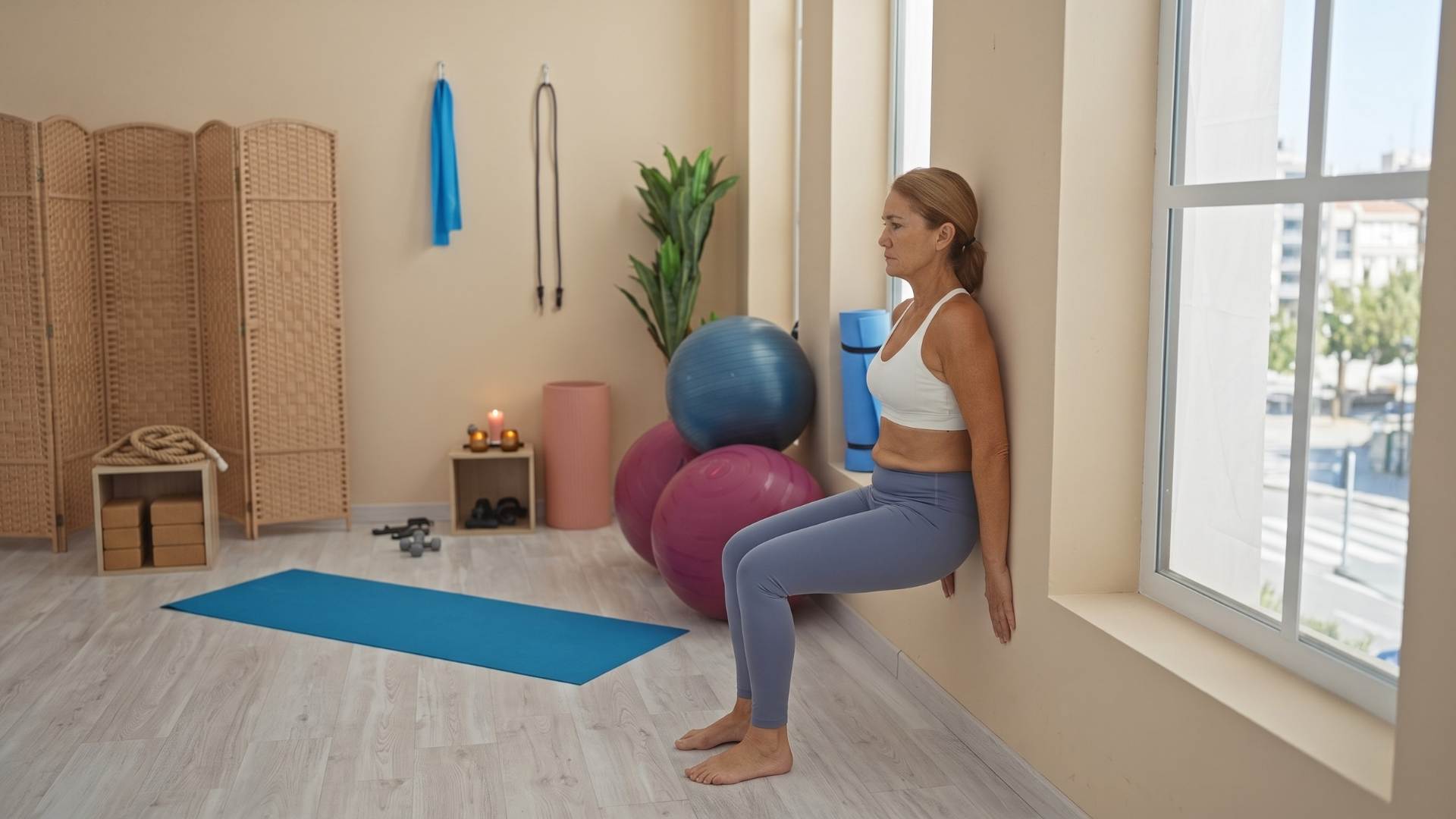 Wall Sit Exercise