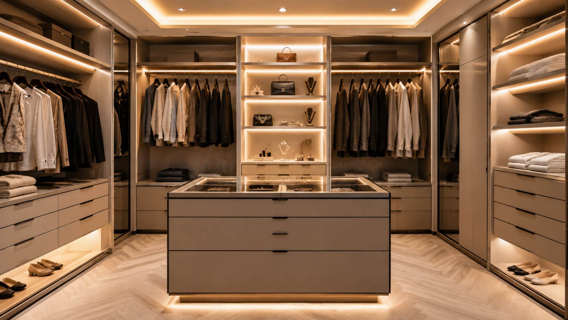 How To Choose Lighting For Custom Walk-in Closet